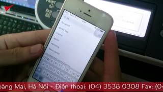 Video hướng dẫn In từ Smart Phone hệ điều hành [ IOS ] của Máy In Oki mb472dnw - Vietbis.vn