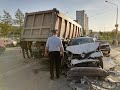 В Свердловской области грузовик протаранил девять автомобилей