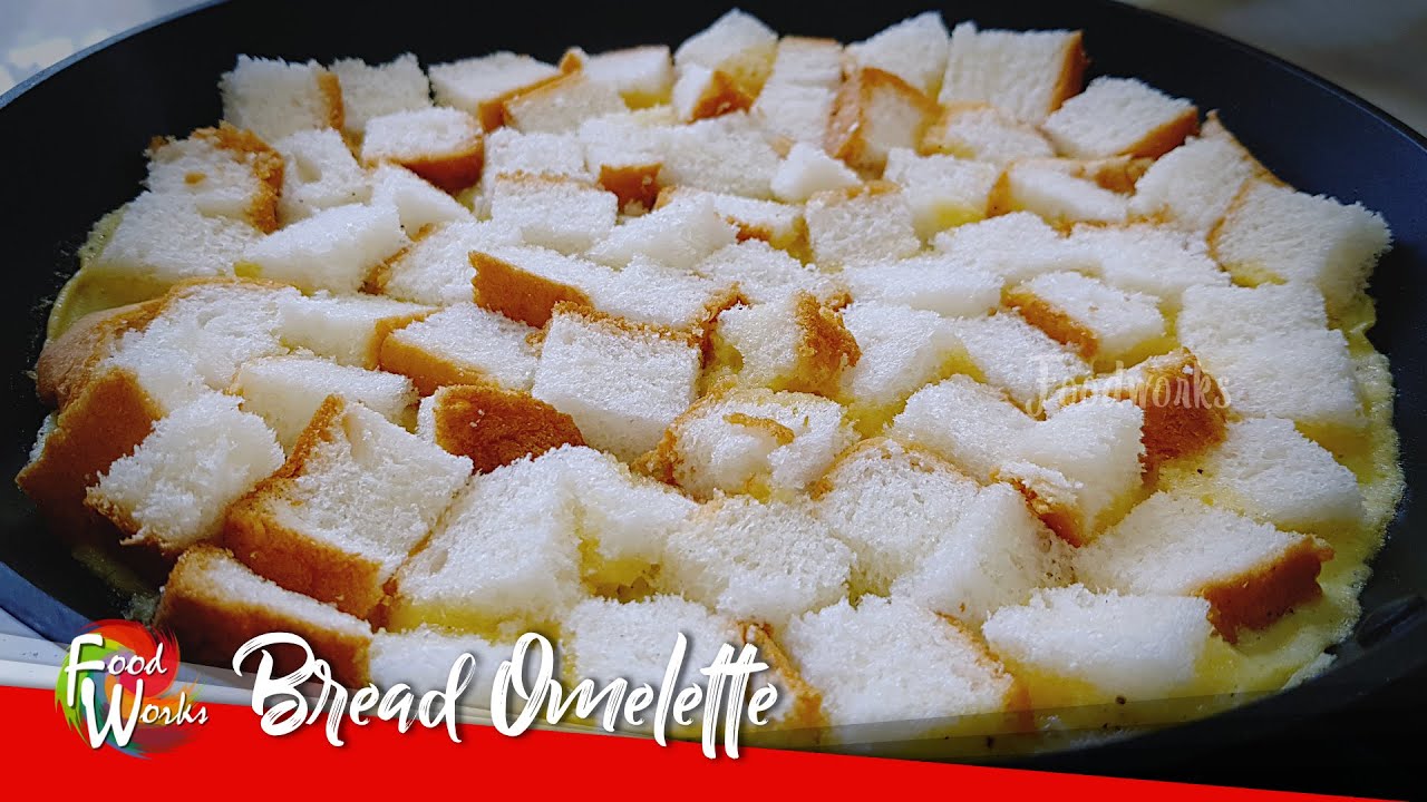 Bread Omelette | Bread, Egg, Salt & Pepper | Quick Bread Omelet Recipe | Street Food | Foodworks