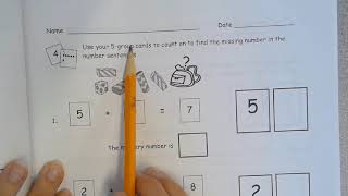 Find the missing addend using a picture