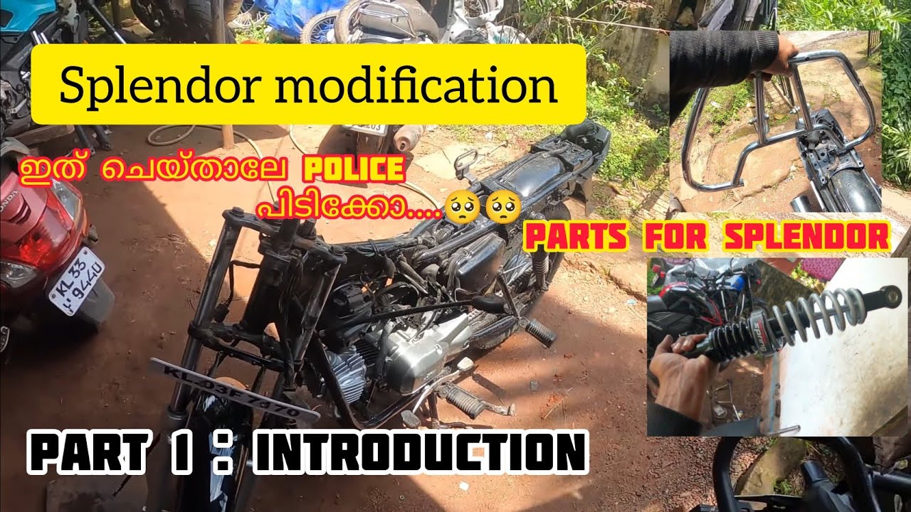 hero honda splendor modified ⚡ part 1: introduction | parts for best ...