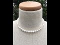 How to knot and make a pearl necklace - easy tutorial