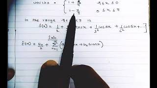 FOURIER SERIES | example 2