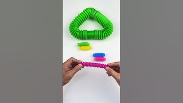 Relaxing and Creating ASMR POP-TUBE #asmr #satisfyingvideos #relaxing #oddasmr #insideout #creative