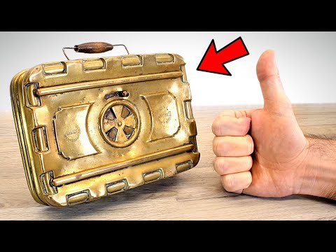 Antique Brass Warmer - Restoration & Makeover