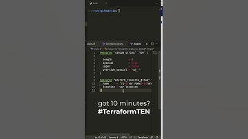 #TerraformTEN /18 Setup an Azure Resource Group #Shorts #terraform