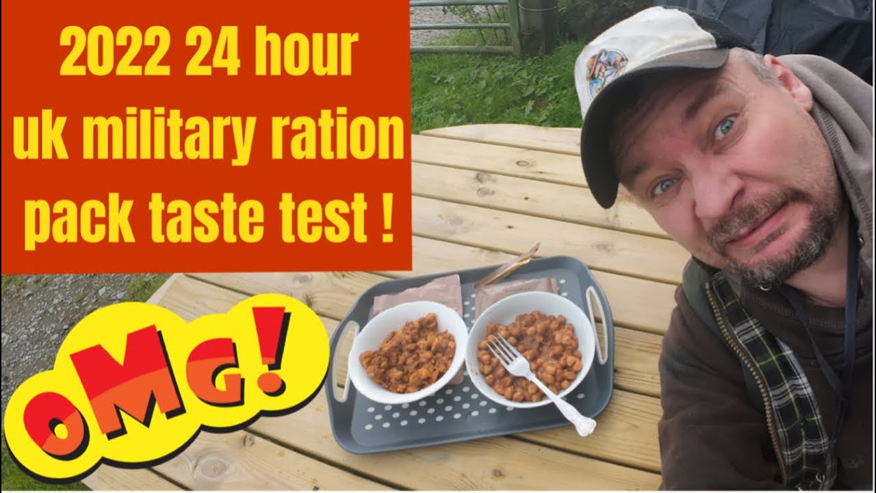 Uk military 24 hour mre ration pack 2022 taste test ! - YouTube
