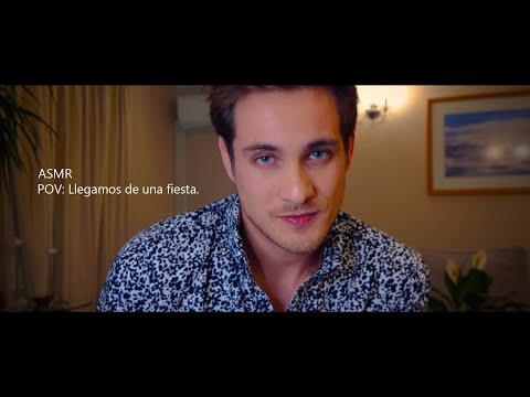 ASMR susurros suaves de oído a oído en Español // Llegando de una fiesta.