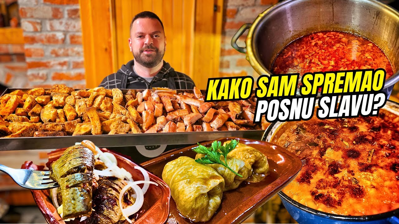 KAKO SAM SPREMAO SLAVU - Riblja čorba, prepranac, sarma sa dimljenom ribom, sardina i pečeni šaran!