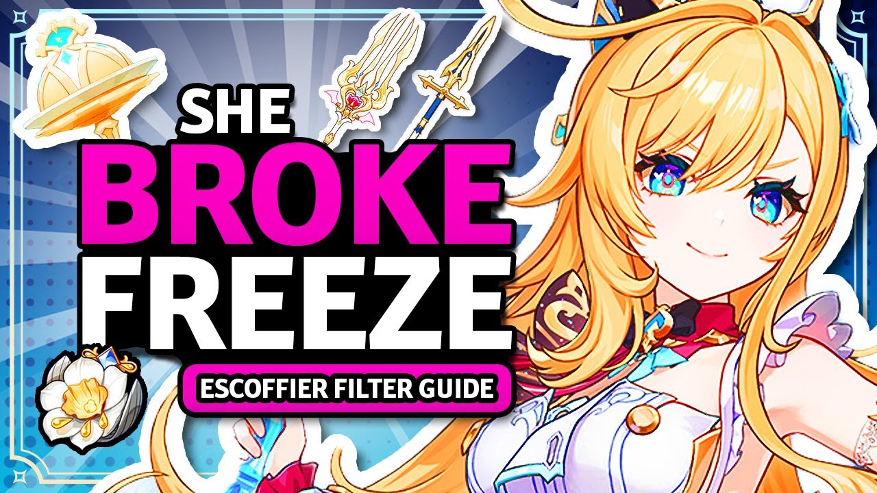 COMPLETE ESCOFFIER GUIDE! Best Build – Talents, Weapons, Artifacts, Teams | Genshin Impact 5.6