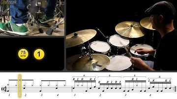 Linear 16th note triplets fill #1