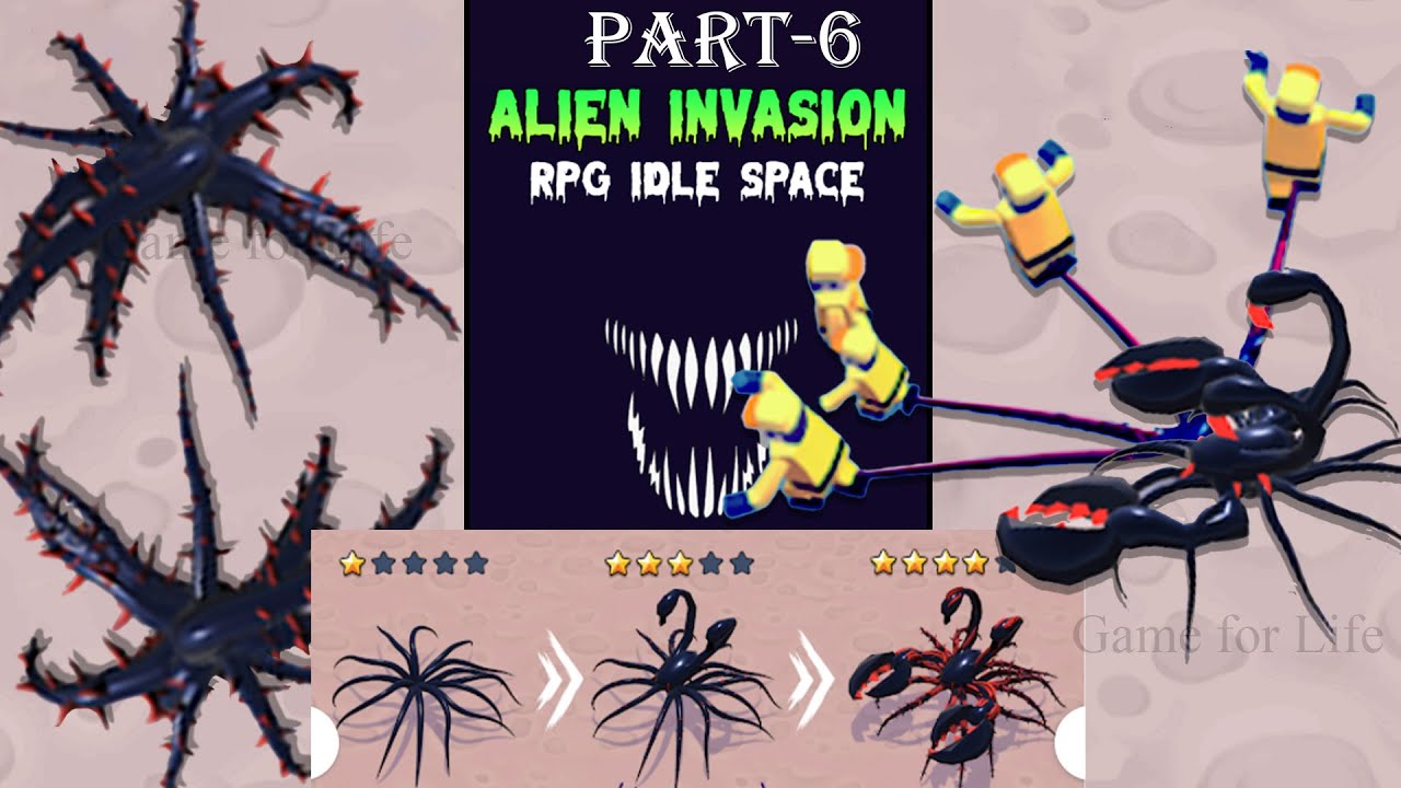 MOD: PART 6 - ALIEN INVASION - UNLIMITED MONEY -  RPG IDLE SPACE - MAX UPGRADE -Game FOR Life