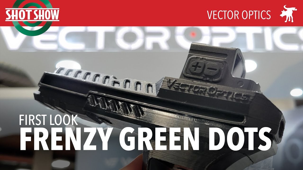 New Frenzy Green dots – Vector Optics at SHOT Show 2026 - YouTube