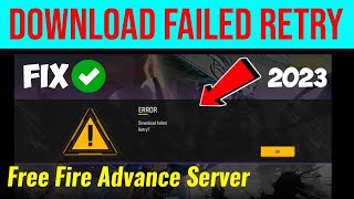 free fire advance server download failed retry problem by K A C - TECH 140 views 6 months ago 1 minute, 27 seconds