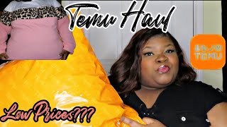 TEMU HAUL | PLUS SIZE CLOTHING, ACCESSORIES, SHOES TRY ON &amp; REVIEW