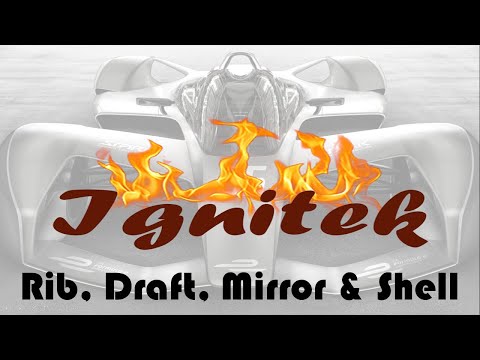 Rib | Draft | Mirror | Shell | Commands | Solidworks Tutorials | Easiest | Beginner