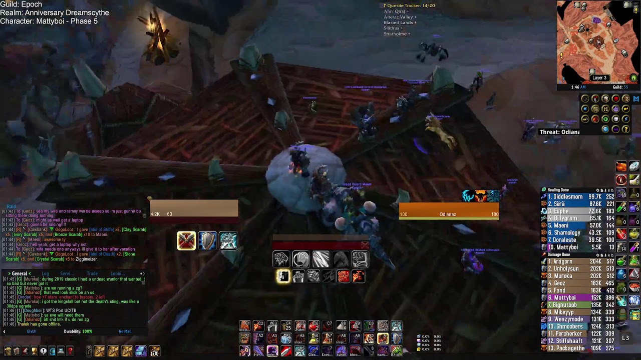 (DROPS) WoW Classic RAID NIGHT - AQ40 SUB 70m CLEAR - BWL AFTER