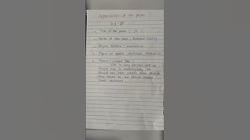 class 10th English Appreciation of the poem 🔥| IF...... | mh board 💯 |#exam #appreciation |