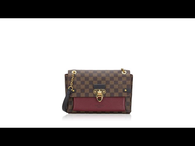 LOUIS VUITTON Vavin PM Damier Ebene Crossbody Bag Brown