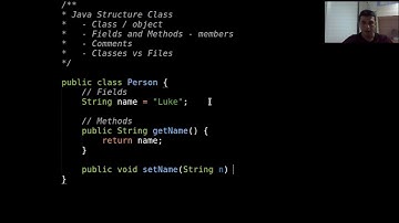 Java Class Structure