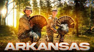ARMY CRAWLED FOR INSANE DOUBLE UP! | TURKEY HUNTING
