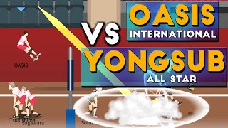 The Spike. OASIS vs Yongsub. International vs All Star. Stage 19. Volleyball 3x3