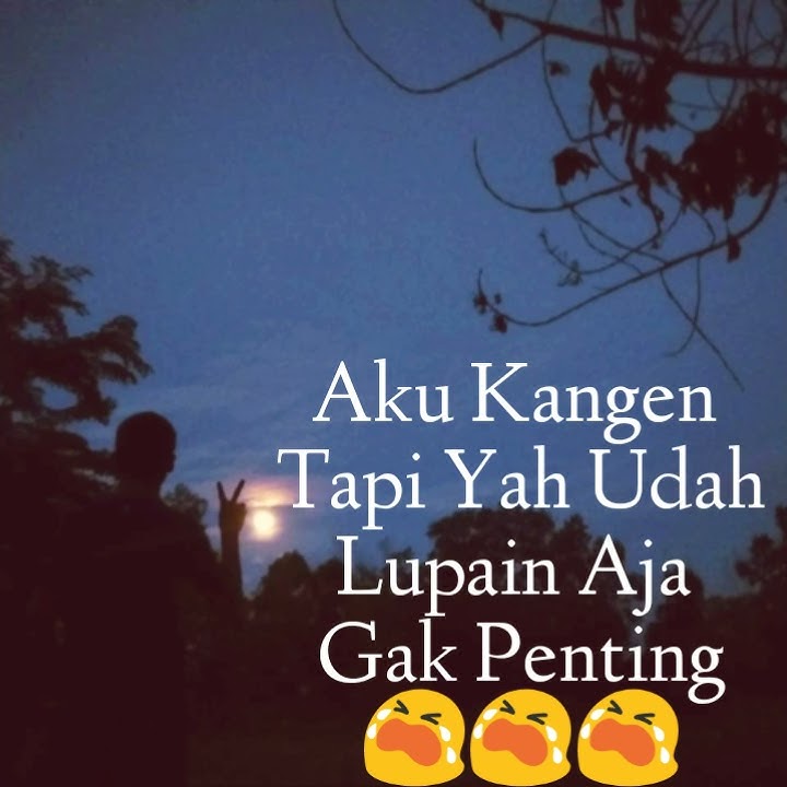 Aku Kangen Tapi Lupain Aja Gak Penting