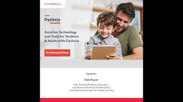 Webinar - Assistive technology and tools for students & adults with dyslexia