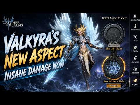 Maximizing Valkyra’s Damage Output with the New Aspect in Watcher of Realms