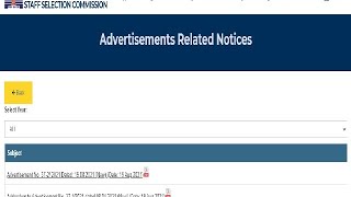 Hpsssb Clerk Recruitment 2021 Staff Selection Commission Notification