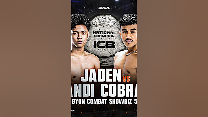 JADEN VS ANDI COBRA BYON 5🥊 #byoncombatshowbiz #boxing #byoncombat #shortvideo #shorts