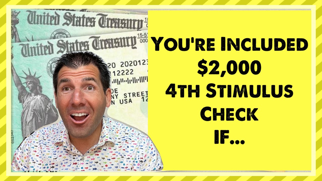 You're Included You’re Included: $2,000 4th Stimulus Check - Social Security, SSDI, SSI ...
