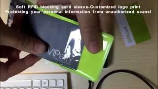 Rfid blocking Sleeve soft PVC screenshot 3