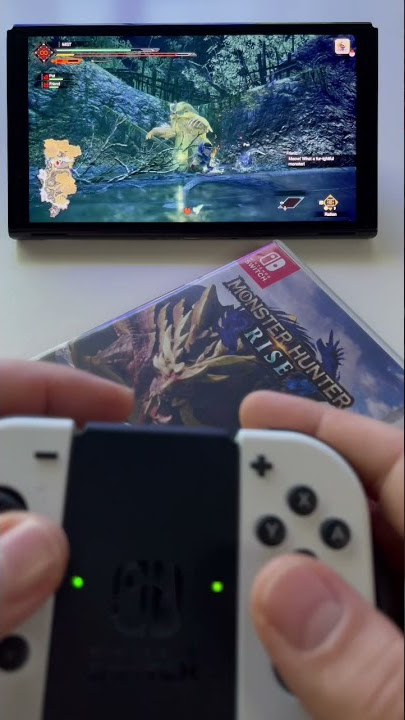 MONSTER HUNTER RISE - SHORT Review | Switch OLED handheld gameplay