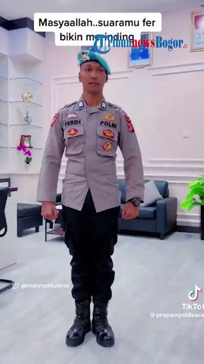Viral Sosok Polisi Dipuji Mahfud MD Karena Bersuara Merdu Saat Membaca Alquran