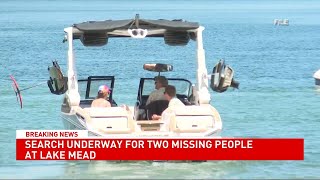 Search underway for two missing individuals at Lake Mead
