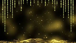 Luxury Gold Bokeh & Glitter Background | Premium Event Backdrop | 4K Seamless Loop