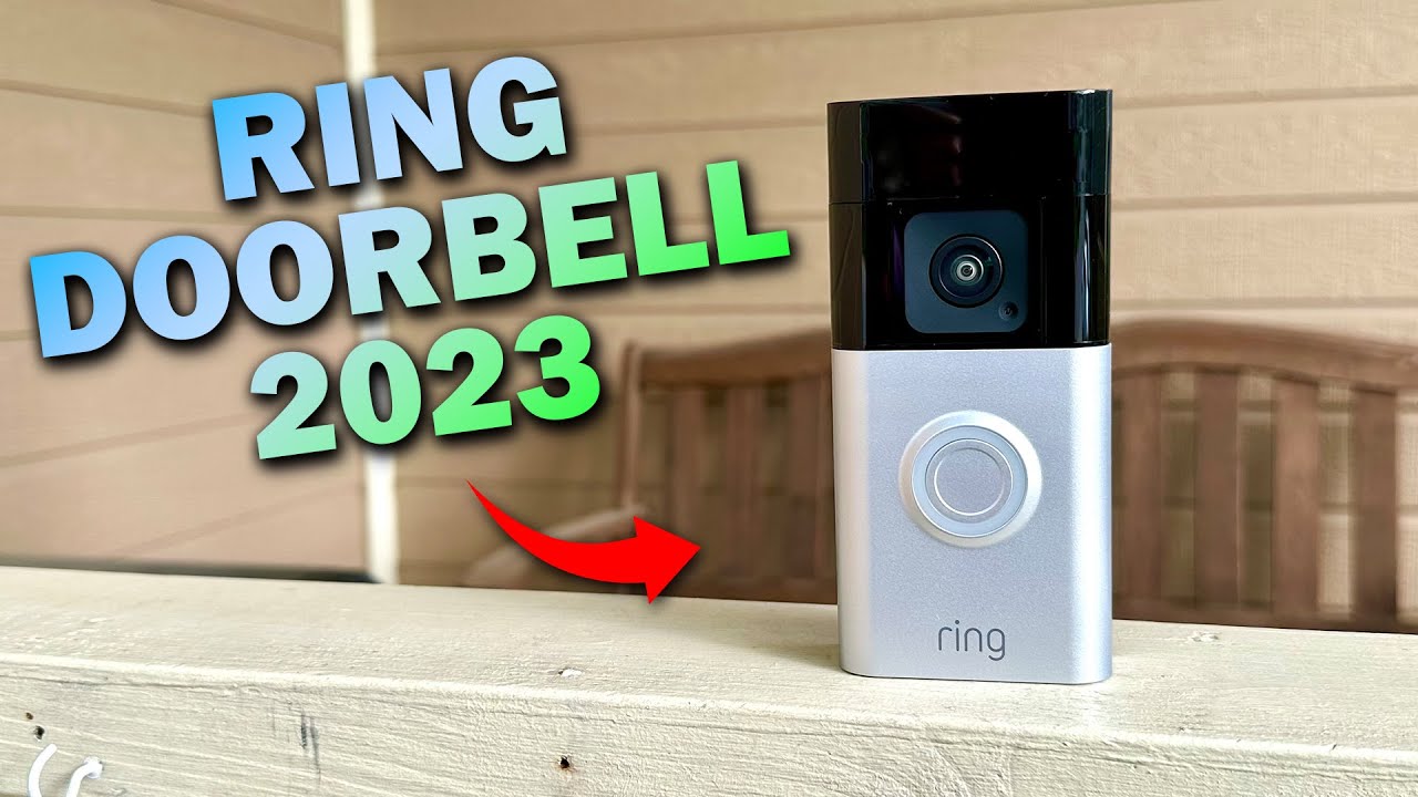 Ring Video Doorbell - Satin Nickel with Floodlight Cam Plus, Black  B0CHLFCW48 - The Home Depot