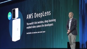 AWS re:Invent 2017 -  Announcing AWS DeepLens