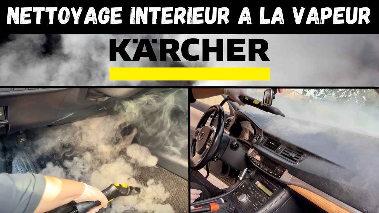 ⚠️ COMMENT nettoyer l'INTERIEUR à la VAPEUR avec le KARCHER SC3