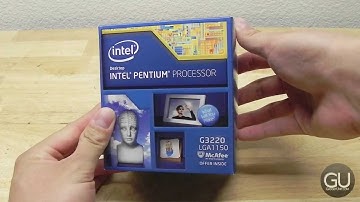 [2014 Sub-$300 PC Build] Part 2 - Unboxing: Intel Pentium G3220 Haswell 3GHz CPU