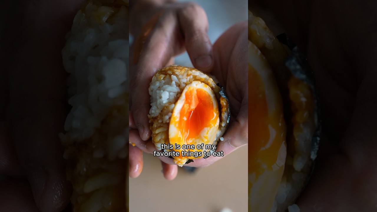 S-Tier Onigiri, with a ramen egg inside