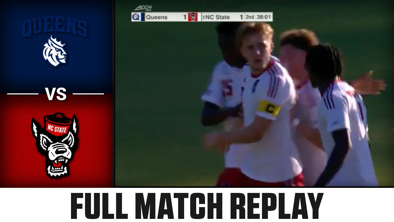 Queens (Nc) vs. NC State Full Match Replay | 2026 ACC Men's Soccer