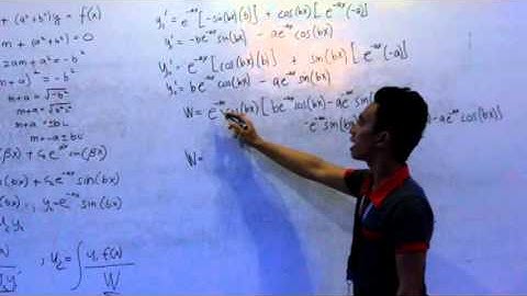 Advanced Engineering Math - Higher Order DE Tutorial Video 1 (AJ Morilla)