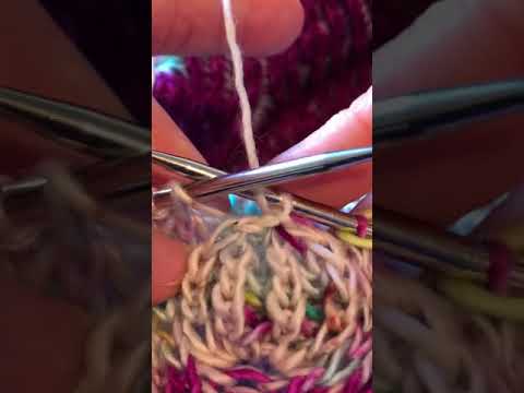 6 Stitch Brioche Purl Decrease