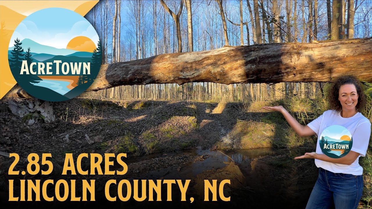 Owner Financed Land in North Carolina | 2.85 acres w/Creek | Paved Road Frontage | Power | No HOA