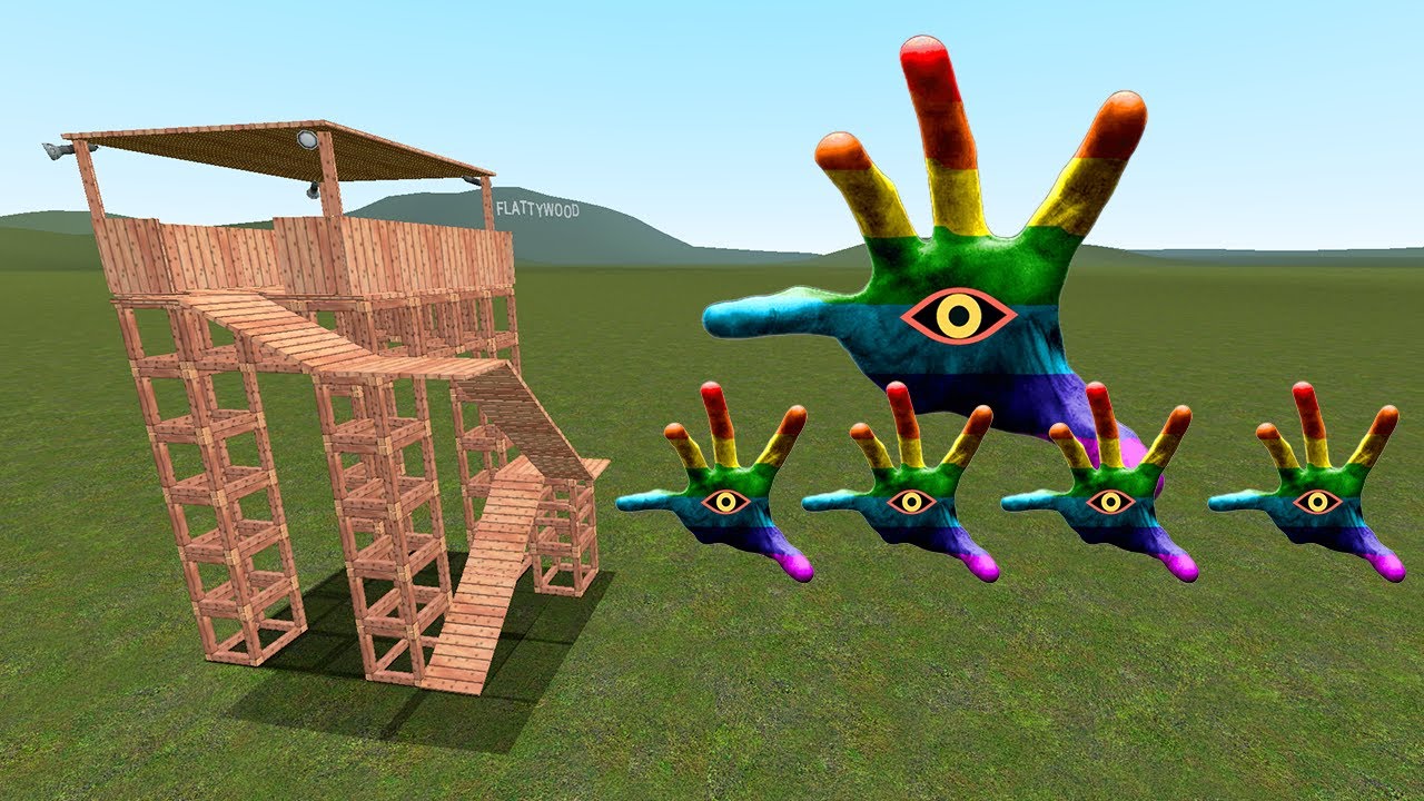 Scary Hand Vs Towers In Garry's Mod Part 3