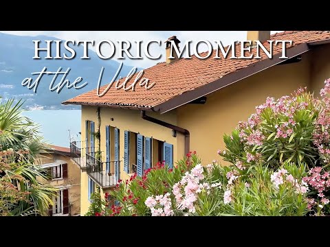 A Golden Touch for Our Historic Villa ✨ Restoring the Original Monogram | Lake Como Restoration