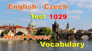 English Czech Vocabulary Word Power Test 1029