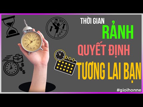 Thời gian RẢNH QUYẾT ĐỊNH TƯƠNG LAI BẠN [KienThucNe - DLDBTT]